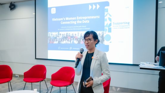 What is special about the report on the women entrepreneur ecosystem in Vietnam?